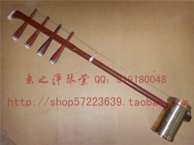 專業紅木銅筒四胡  皮影四胡